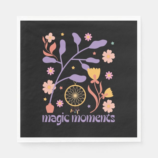 Guardanapo De Papel Presente de dia de as mães | Momentos mágicos (Frente)