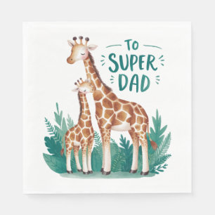 Guardanapo De Papel Presente de dia de os pais Para Super Pai