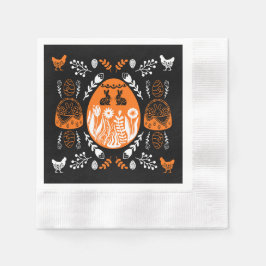 Guardanapo De Papel Presente de Feriado de felz pascoa