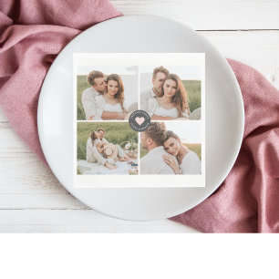 Guardanapo De Papel Presente de Foto Personalizada da Família de Cola