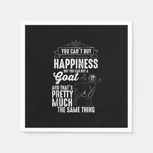Guardanapo De Papel Presente de Goat Lover Goat (Frente)