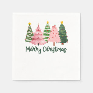 Guardanapo De Papel Presente de Natal Árvore de Natal Alegre