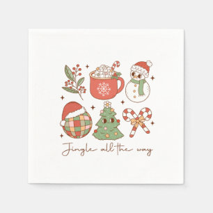 Guardanapo De Papel Presente de Natal Jingle All The Way