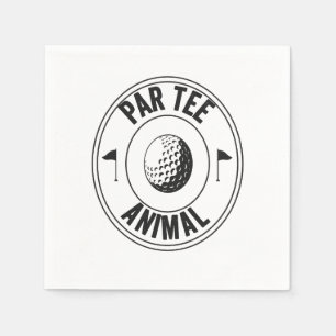 Guardanapo De Papel Presente de Pai de golfe engraçado para animais Pa