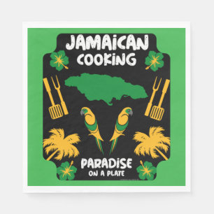Guardanapo De Papel Presentes de Foodie Cozinhar jamaicano