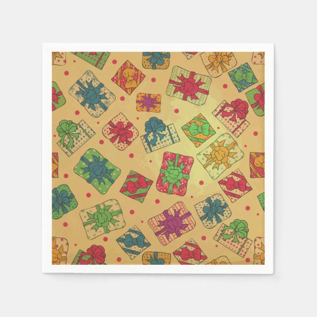 Guardanapo De Papel presentes de Natal (Frente)