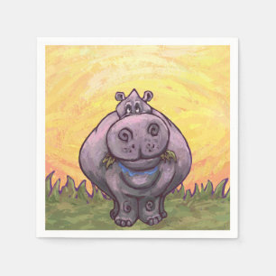 Guardanapo De Papel Presentes e acessórios do Hippopotamus