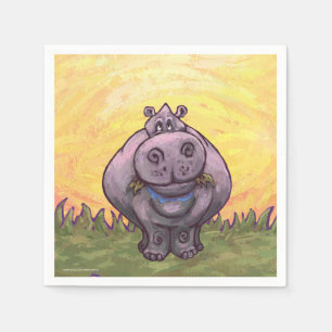 Guardanapo De Papel Presentes e acessórios do Hippopotamus