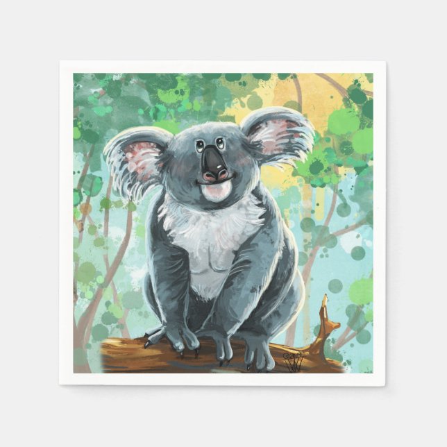 Guardanapo De Papel Presentes e acessórios do Koala Bear (Frente)