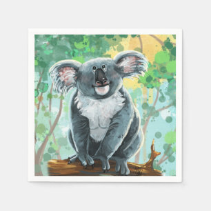 Guardanapo De Papel Presentes e acessórios do urso Koala