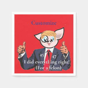 Guardanapo De Papel Presidente Criminoso Thunder_Cove