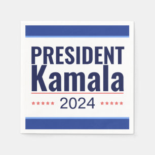 Guardanapo De Papel Presidente Kamala 2024 Eleições