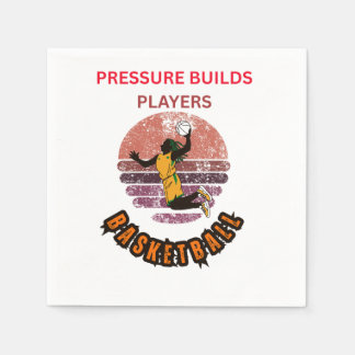 Guardanapo De Papel Pressão Constrói Jogadores Basquete Motivacional D