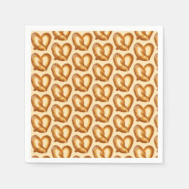 Guardanapo De Papel Pretzel Suave Com Sal