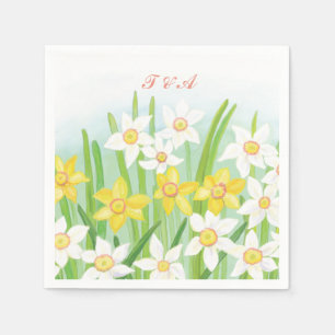 Guardanapo De Papel Primavera Daffodils Wedding