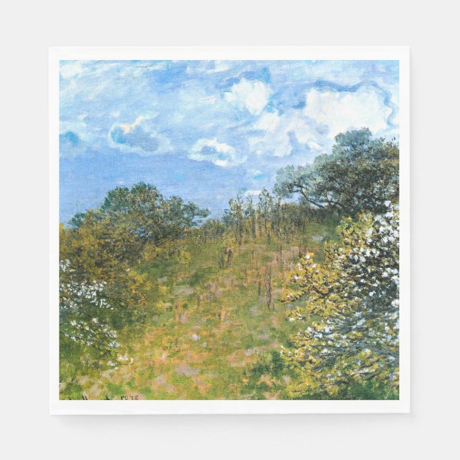 Guardanapo De Papel Primavera de Claude Monet (Frente)