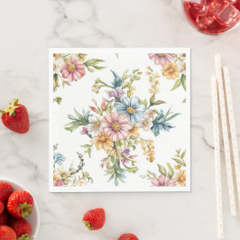 Guardanapo De Papel Primavera Floral Dia de as mães Party Napkins