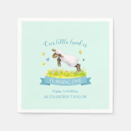 Guardanapo De Papel Primavera não importa o primeiro aniversario fofo