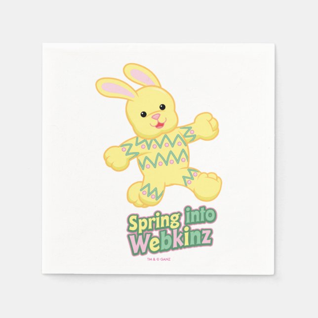 Guardanapo De Papel Primavera Para Webkinz! (Frente)