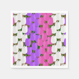 Guardanapo De Papel Primavera Tulip Field