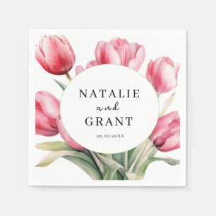 Guardanapo De Papel Primavera Tulip Wedding