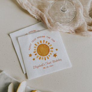 Guardanapo De Papel Primeira Viagem Em Torno Do primeiro aniversario S