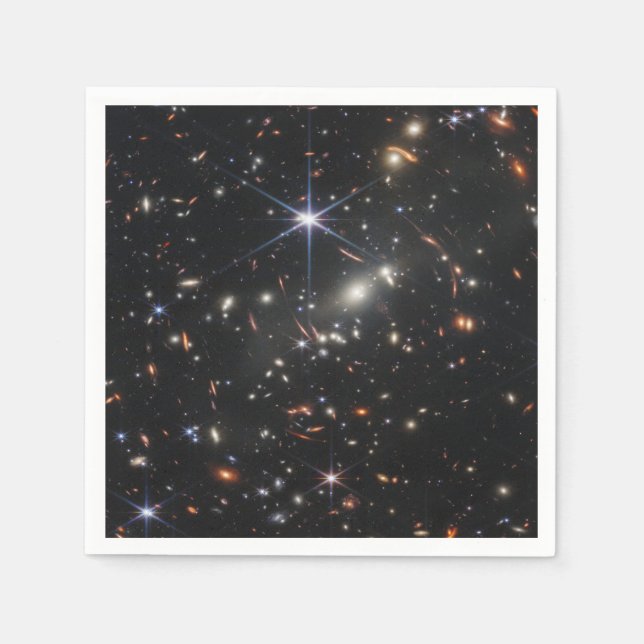 Guardanapo De Papel Primeiras imagens do telescópio espacial JWST Jame (Frente)