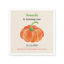 Primeiro Aniversário da Pumpkin, Cor Laranja Brilh