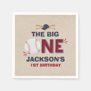 Guardanapo De Papel Primeiro aniversario de baseball Napkin
