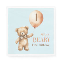 Primeiro aniversario de Bear Blue Boy Minimer