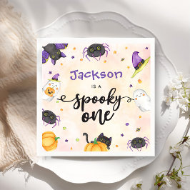 Guardanapo De Papel Primeiro aniversario de Dia das Bruxas Spooky One