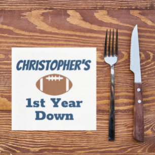 Guardanapo De Papel Primeiro aniversario de futebol