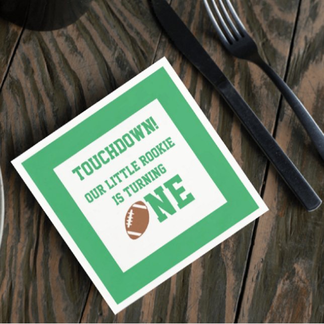 Guardanapo De Papel Primeiro aniversario de futebol (Criador carregado)