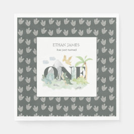 Guardanapo De Papel Primeiro aniversario de Garoto da Selva da Selva d