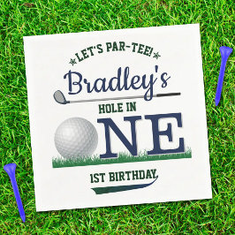 Guardanapo De Papel Primeiro aniversario de Golf PAR-TEE