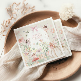 Guardanapo De Papel Primeiro aniversario De Leite De Aquarela