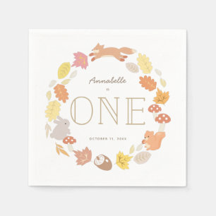 Guardanapo De Papel Primeiro aniversario de queda de árvores