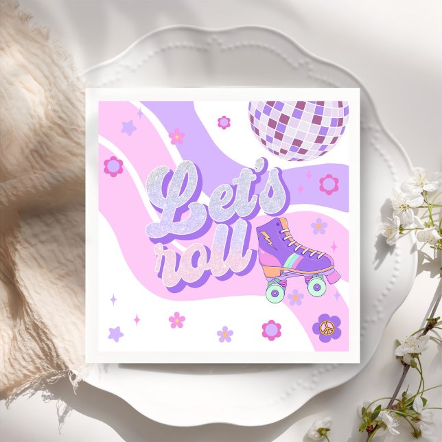 Guardanapo De Papel Primeiro aniversario do cilindro do Skate do cilin (Criador carregado)