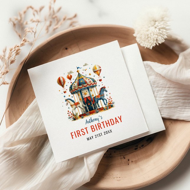 Guardanapo De Papel Primeiro aniversario do Festival de Carnaval de Ci (Criador carregado)