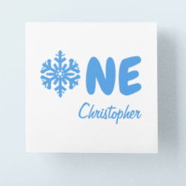 Guardanapo De Papel Primeiro aniversario Floco de Neve