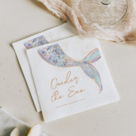 Guardanapo De Papel Primeiro aniversario Mermaid Tail