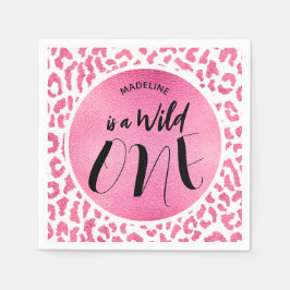 Guardanapo De Papel Primeiro aniversario Safari Selvagem Selvagem de U