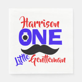 Guardanapo De Papel primeiro aniversario Um Pequeno Cavalheiro Persona