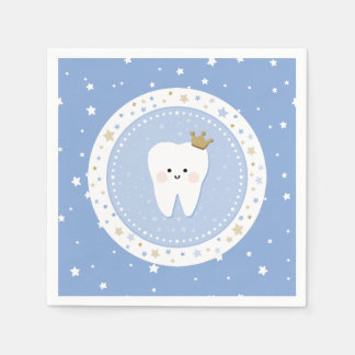 Guardanapo De Papel Primeiro Dente e Estrelas - Papel Napkin