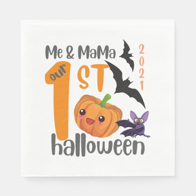 Guardanapo De Papel Primeiro Halloween (Frente)