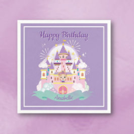 Guardanapo De Papel Princesa Aniversário! Partido Personalizado