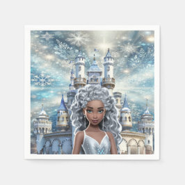 Guardanapo De Papel Princesa de Gelo