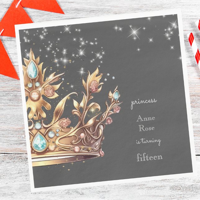 Guardanapo De Papel Princesa Real Birthday (Criador carregado)