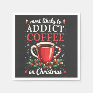 Guardanapo De Papel Principalmente para viciar café no café de Natal