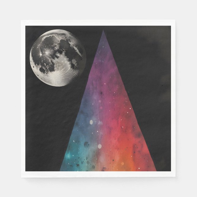 Guardanapo De Papel Prism lunar (Frente)